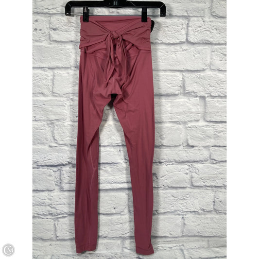 Athletic Leggings By Lululemon In Pink, Size: Xs