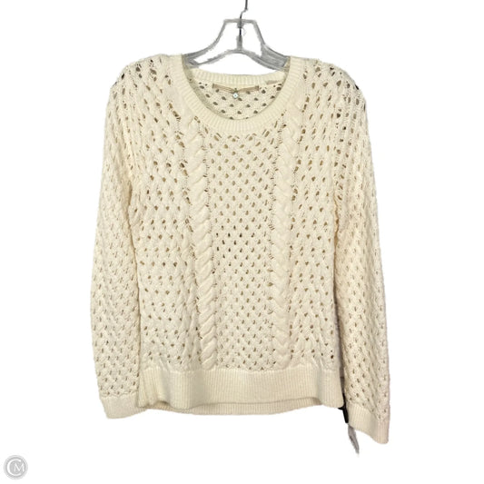Sweater By Knitted And Knotted In Cream, Size: S