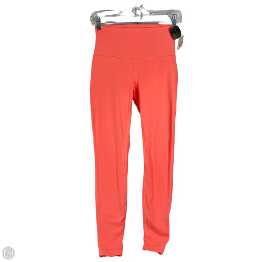 Athletic Leggings By Lululemon In Pink, Size: S
