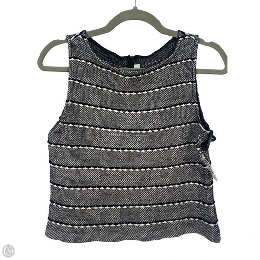 Top Sleeveless Designer By St John Collection In Black & White, Size: M