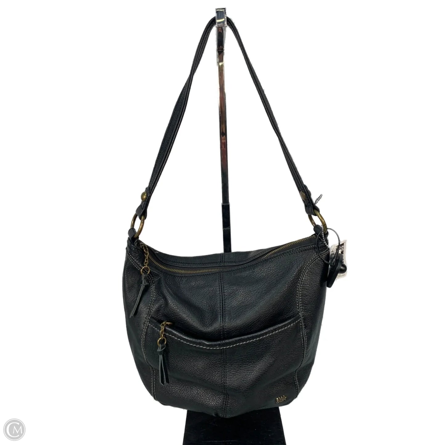 Handbag Leather By The Sak, Size: Medium