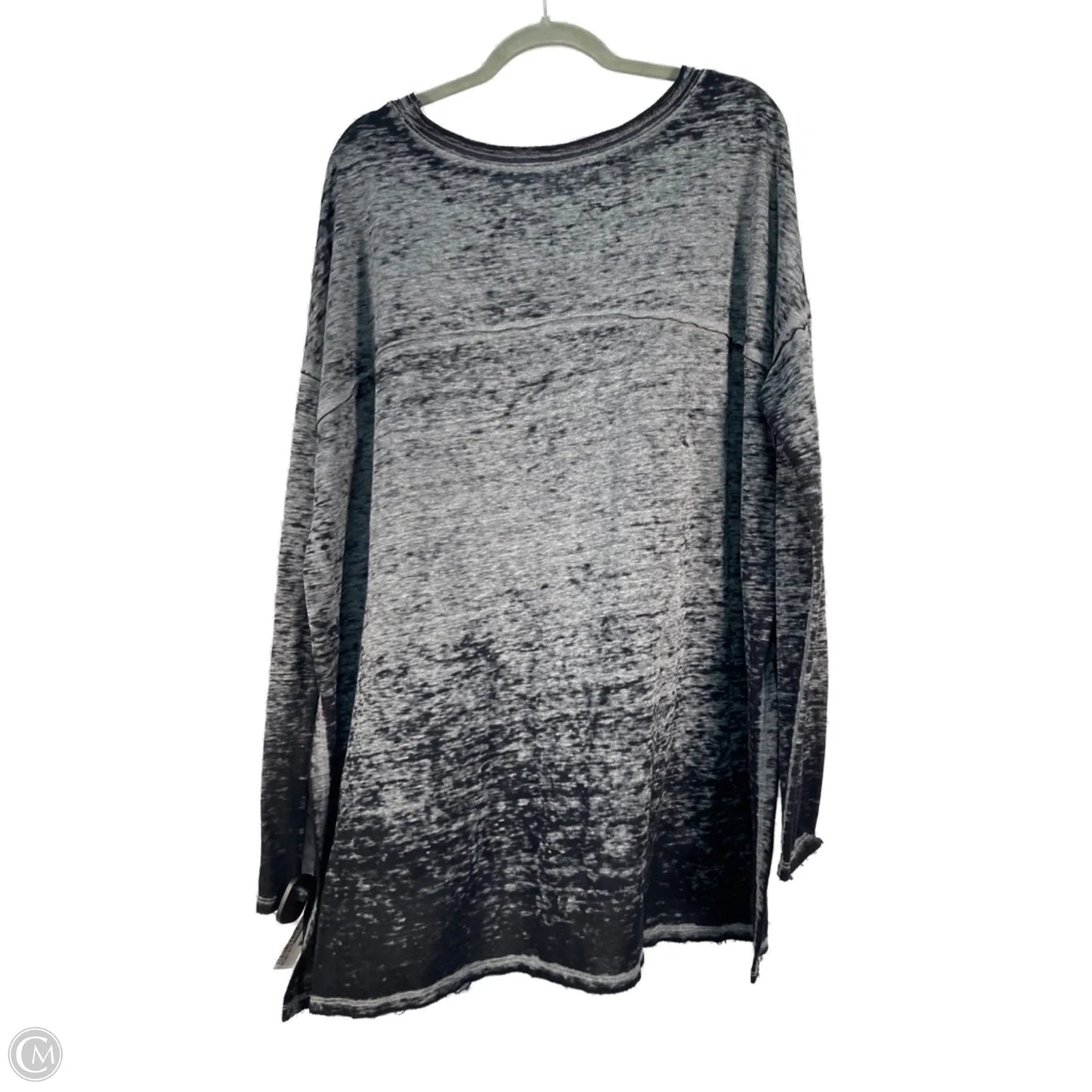 Tunic Long Sleeve By We The Free In Black & Grey, Size: L