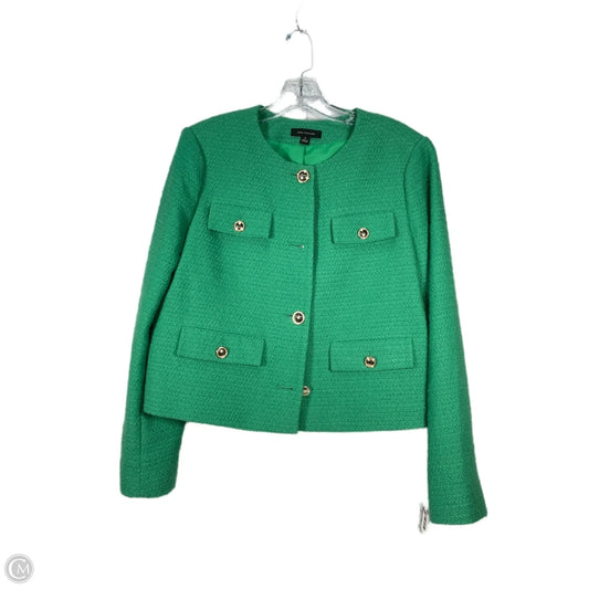 Blazer By Ann Taylor In Green, Size: M
