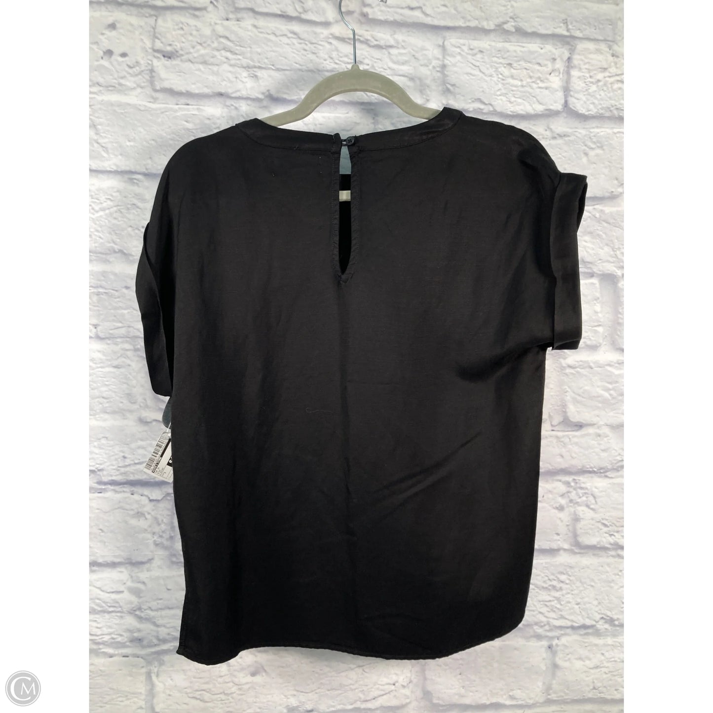 Top Short Sleeve By Cloth & Stone In Black, Size: S