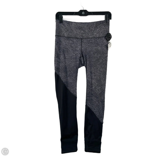 Athletic Leggings By Lululemon In Black & White, Size: S