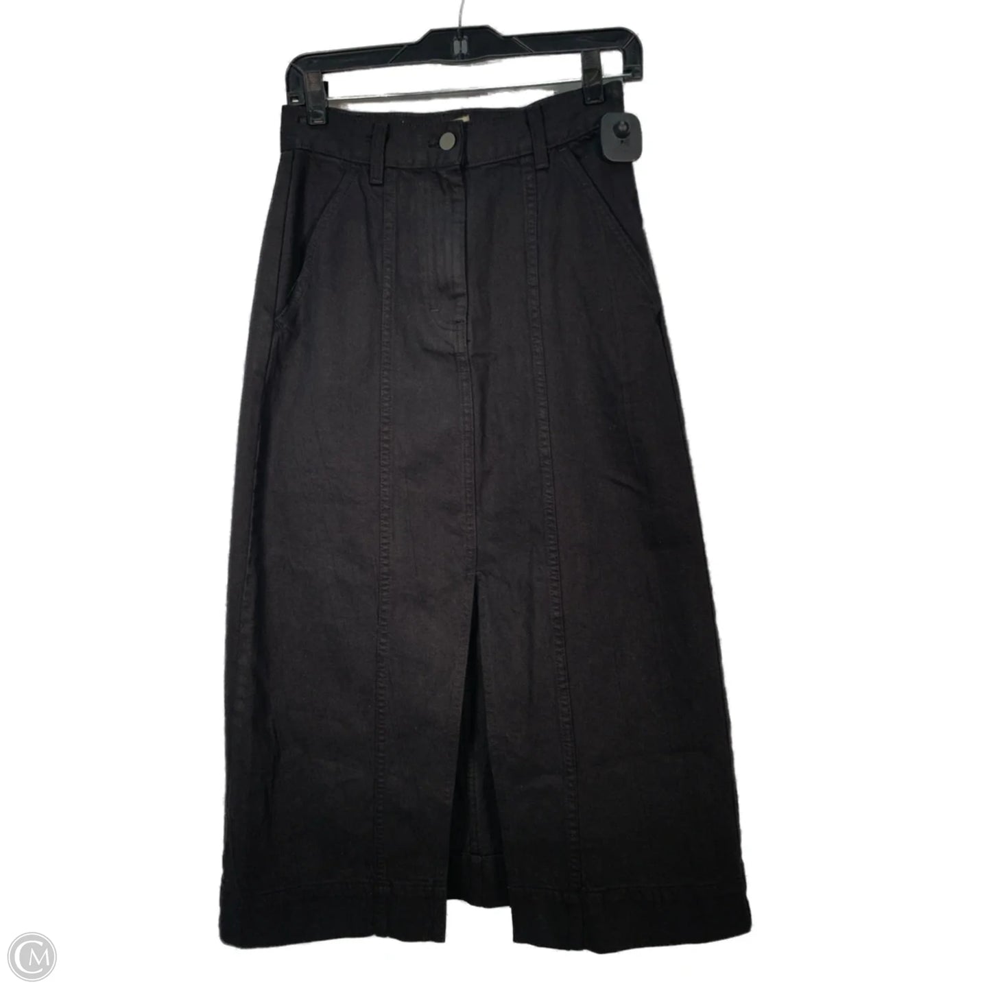 Skirt Maxi By Clothes Mentor In Black, Size: 0