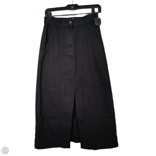 Skirt Maxi By Clothes Mentor In Black, Size: 0
