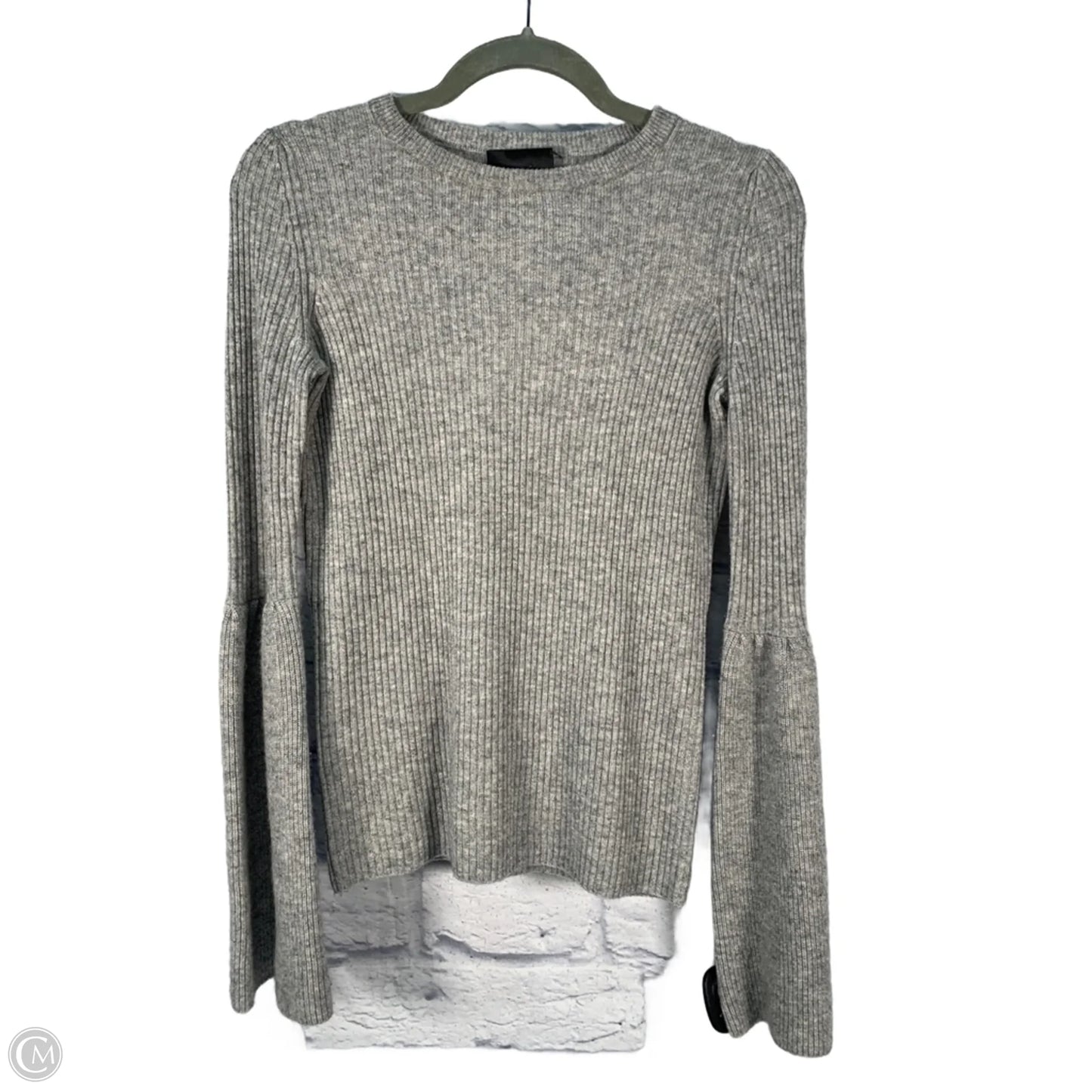 Sweater Cashmere By Clothes Mentor In Grey, Size: S
