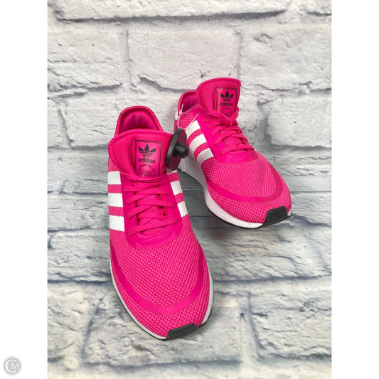 Shoes Sneakers By Adidas In Pink & White, Size: 8