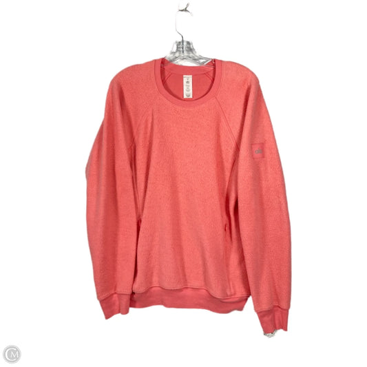 Athletic Sweatshirt Crewneck By Alo In Pink, Size: M