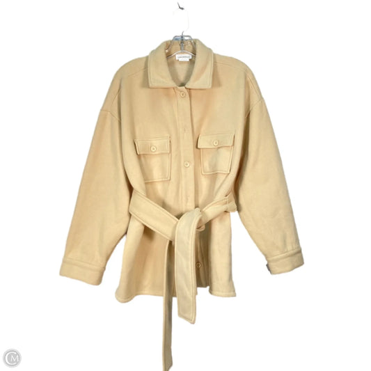 Jacket Shirt By Lovers & Friends In Tan, Size: M