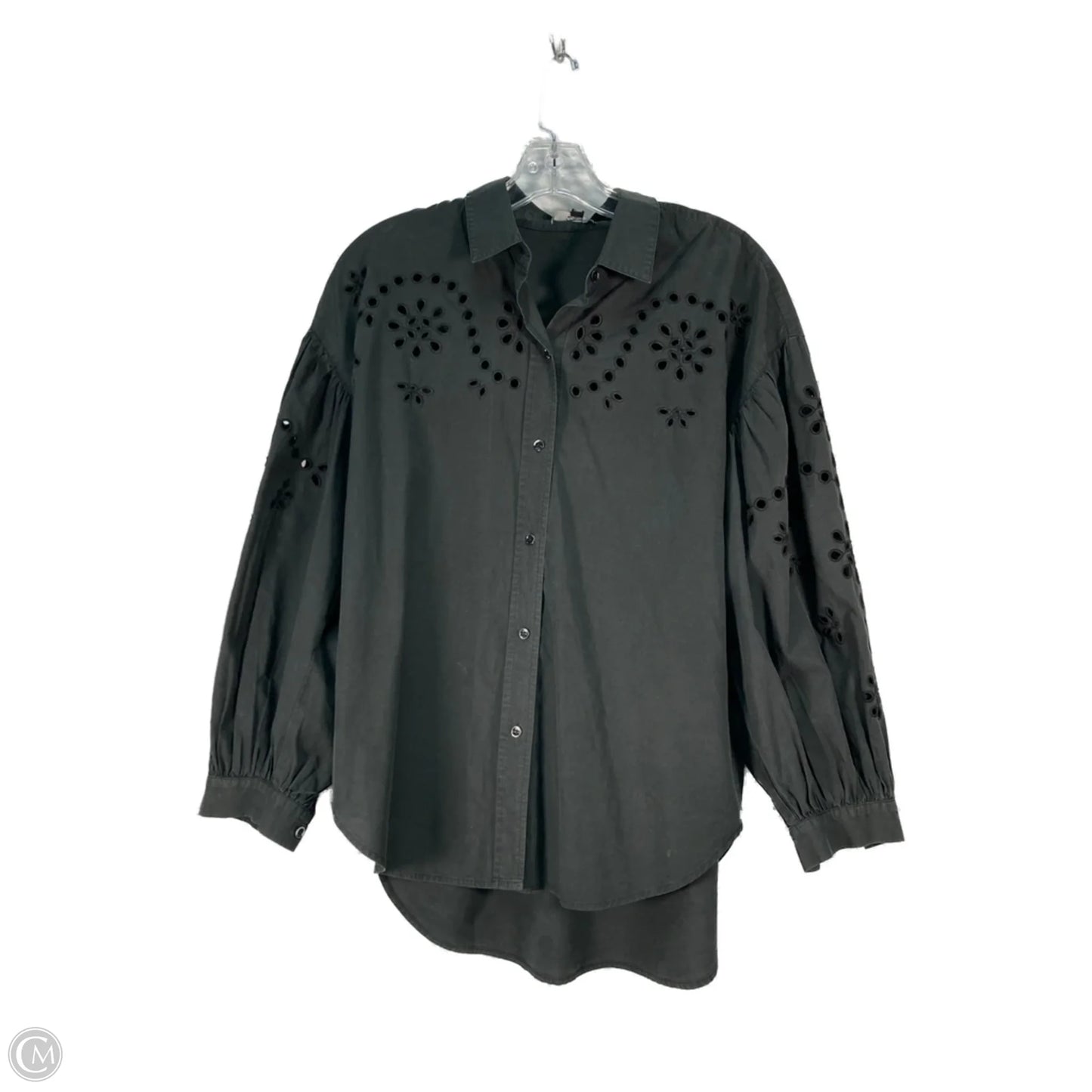 Top Long Sleeve By Rails In Black, Size: S