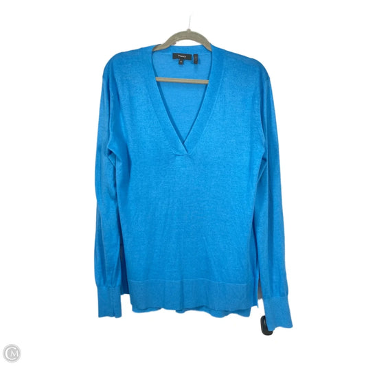 Sweater By Theory In Blue, Size: M
