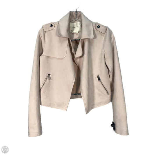 Jacket Moto By Anthropologie In Pink, Size: Xs