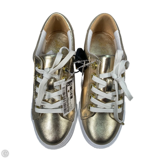 Shoes Designer By Lilly Pulitzer In Gold, Size: 7