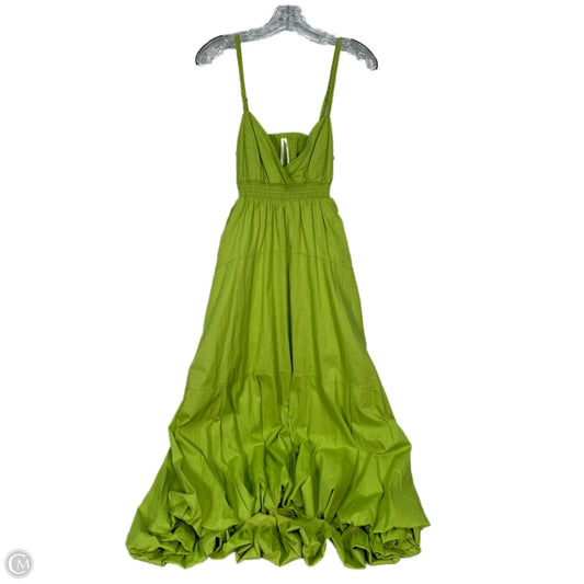 Dress Party Midi By Anthropologie In Green, Size: Xsp