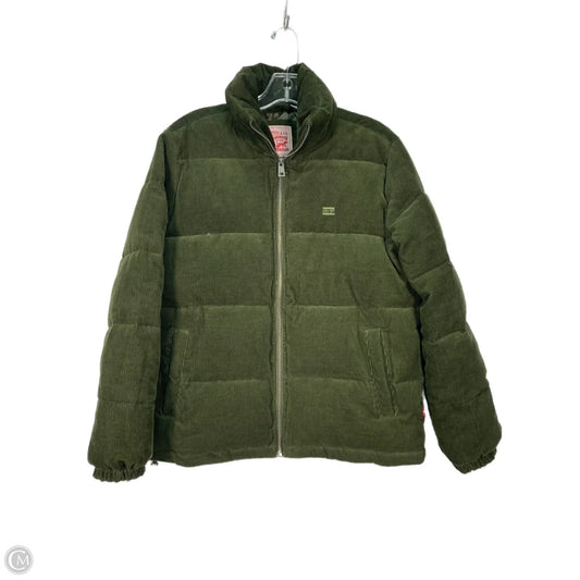 Jacket Puffer & Quilted By Levis In Green, Size: S