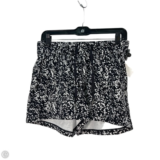 Athletic Shorts By Lululemon In Black & White, Size: S