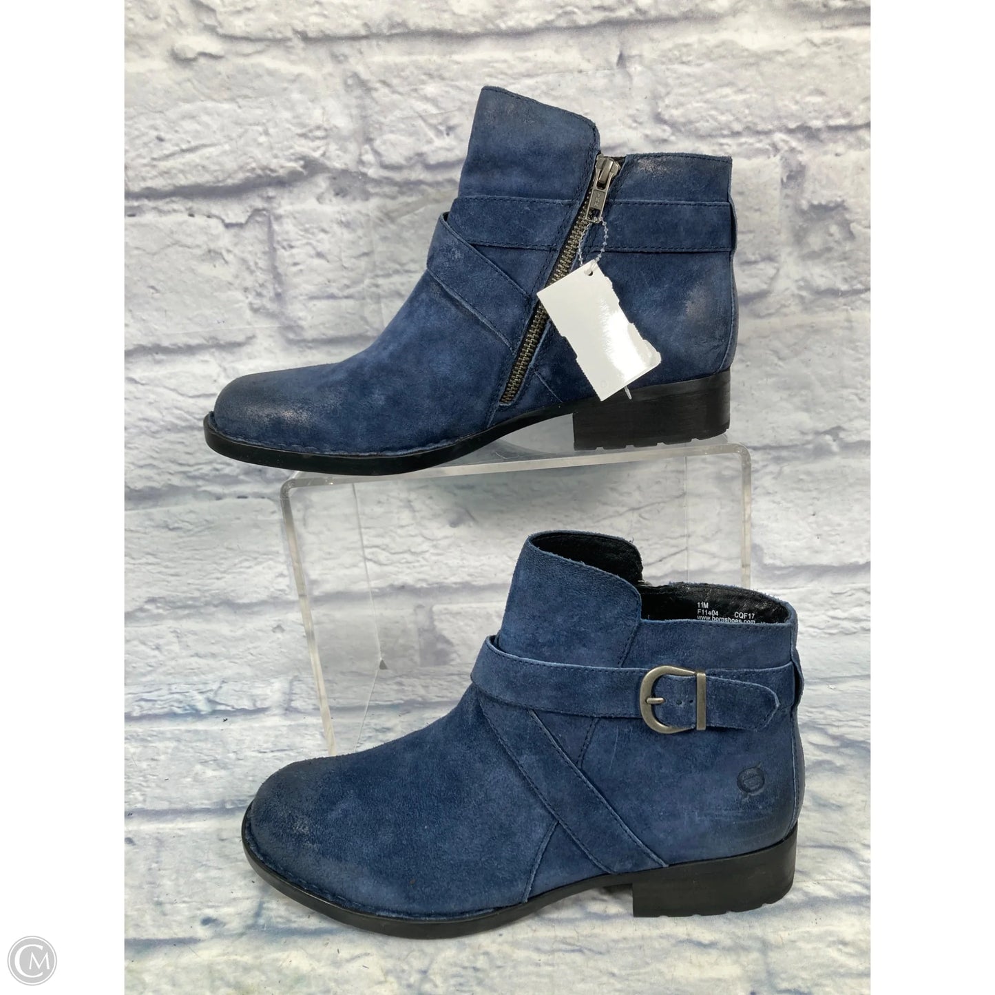 Boots Ankle Heels By Born In Blue, Size: 11