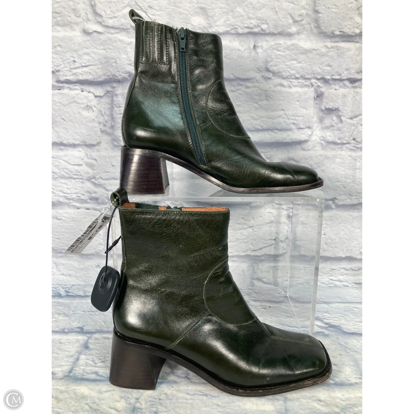 Boots Ankle Heels By Jeffery Campbell In Green, Size: 8