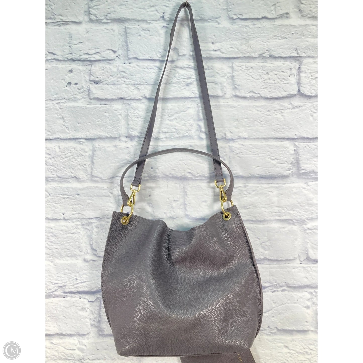 Handbag Leather By Ted Baker, Size: Medium