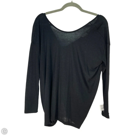 Top Long Sleeve By Postmark In Black, Size: S