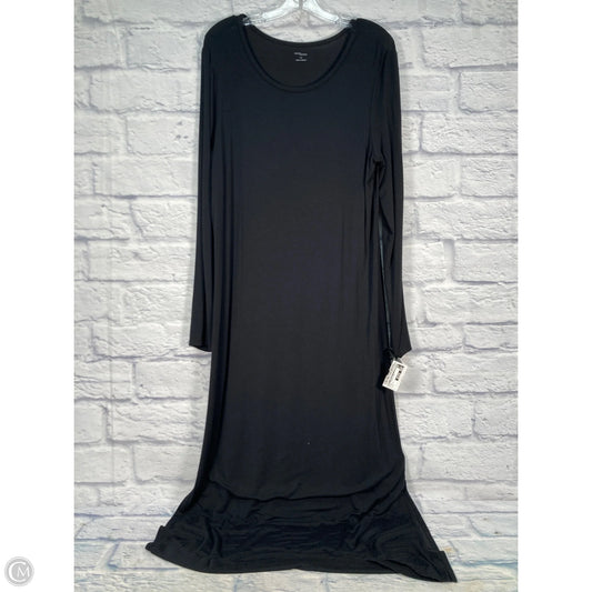 Dress Casual Midi By Daily Practice By Anthropologie In Black, Size: L