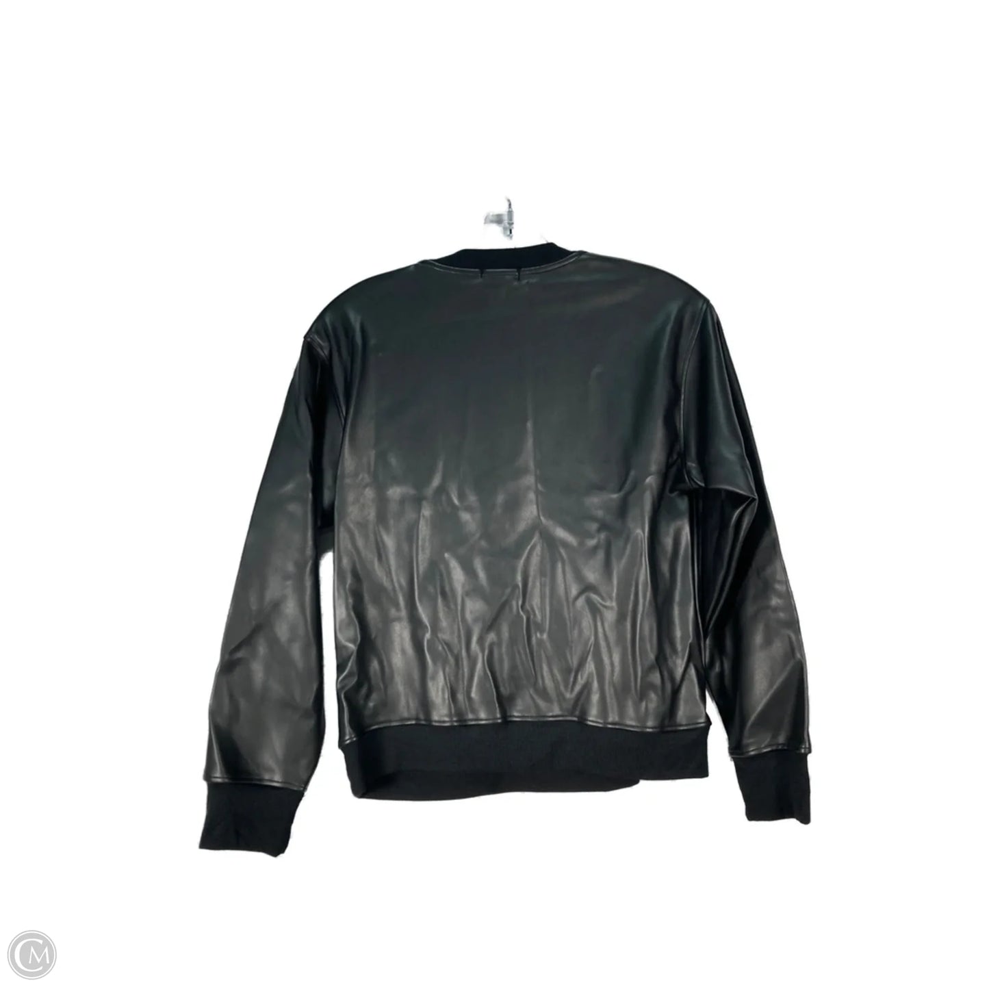Top Long Sleeve By La Made In Black, Size: Sp