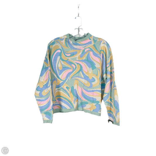 Sweater By Maeve In Blue & Gold, Size: Sp