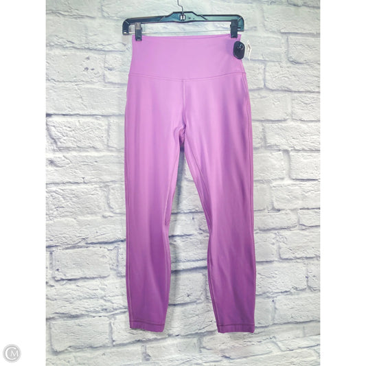 Athletic Leggings By Lululemon In Purple, Size: S
