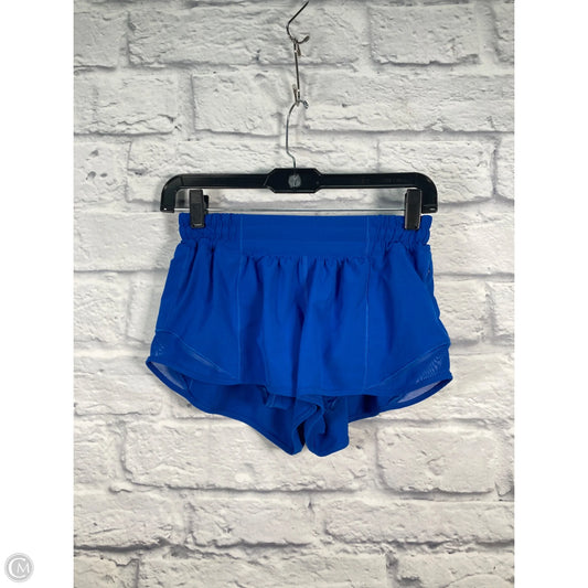 Athletic Shorts By Lululemon In Blue, Size: S