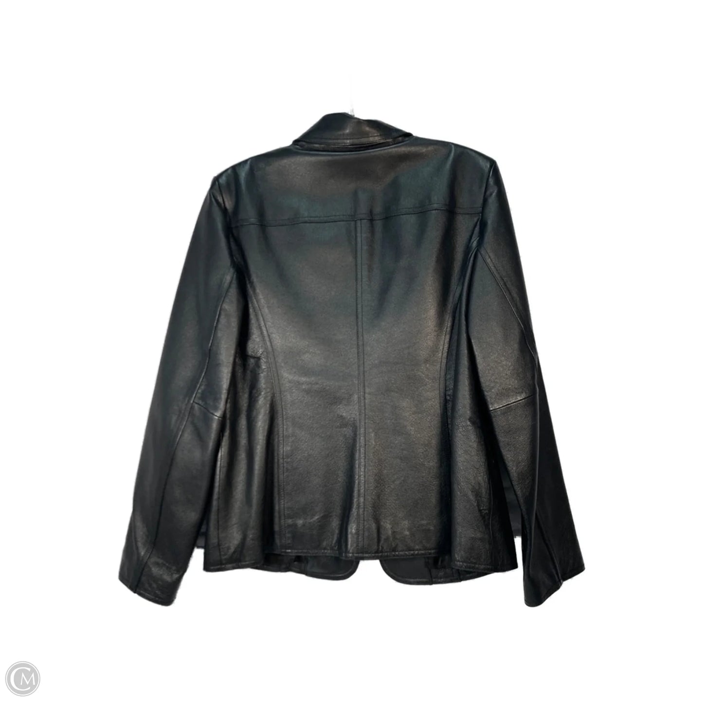 Jacket Leather By East 5th In Black, Size: M