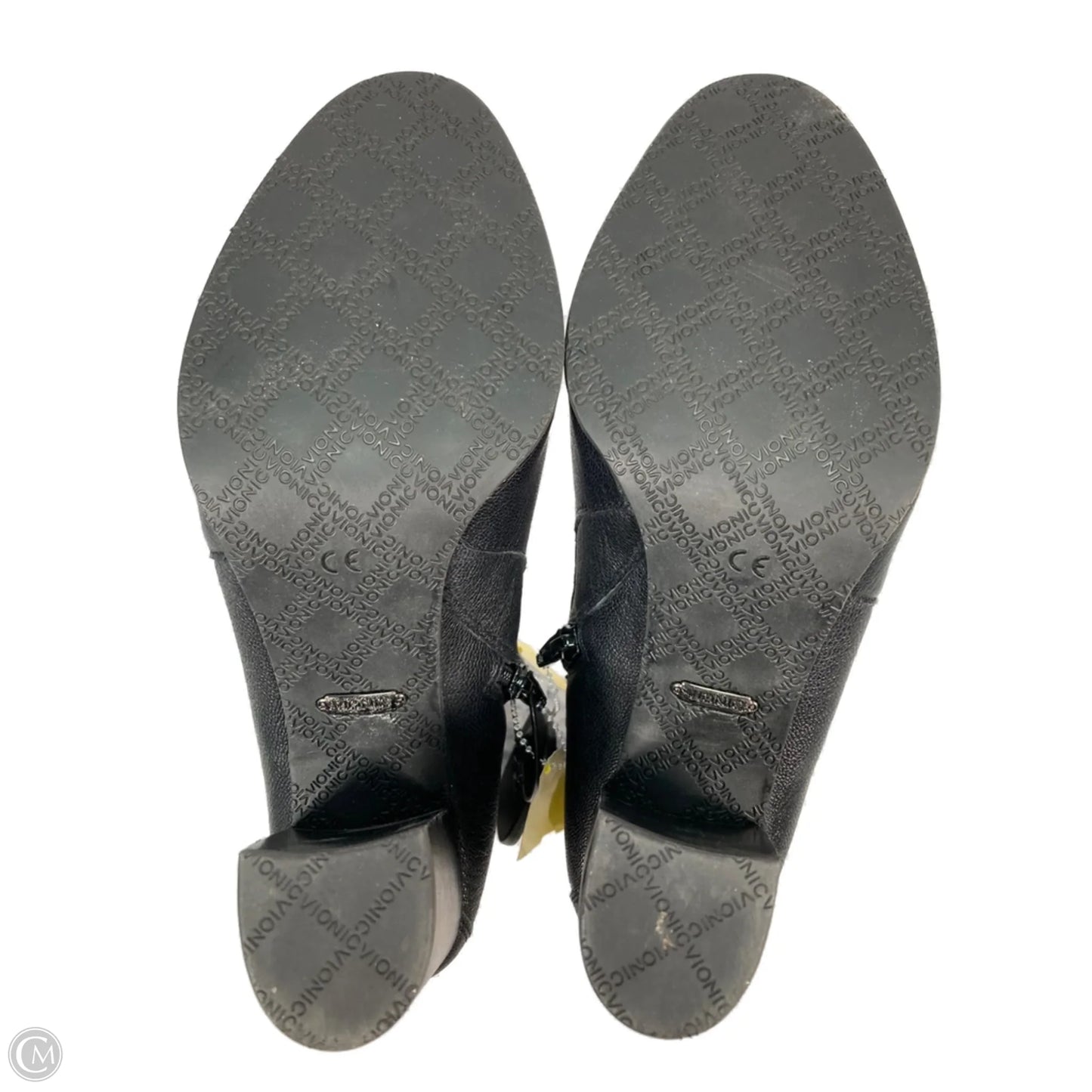 Boots Ankle Heels By Vionic In Black, Size: 7.5