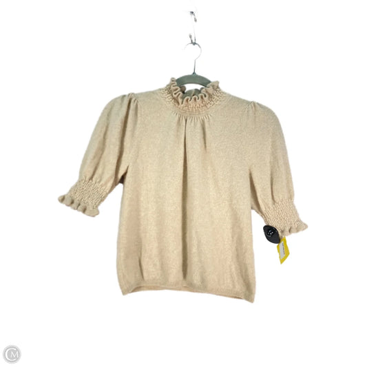 Sweater Cashmere By Anthropologie In Tan, Size: Xs