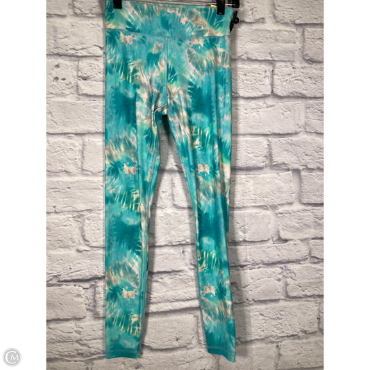 Athletic Leggings By Johnny Was In Blue & Cream, Size: S