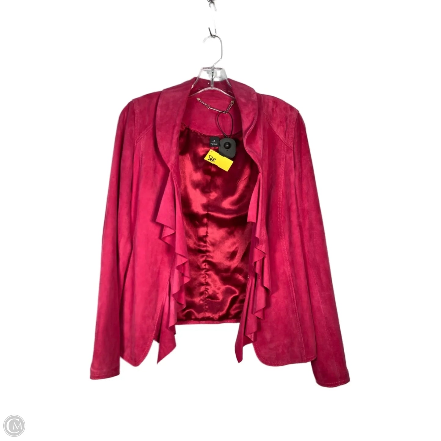 Jacket Moto Leather By White House Black Market In Pink, Size: S