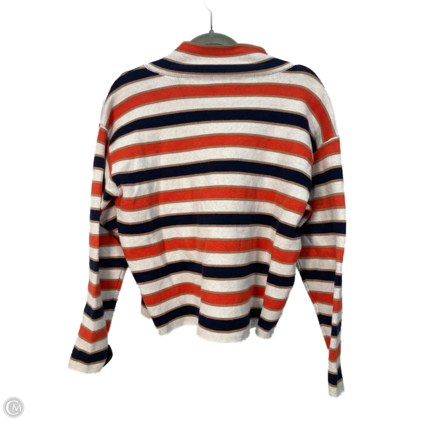 Sweater By Maeve In Blue & Orange, Size: Xs