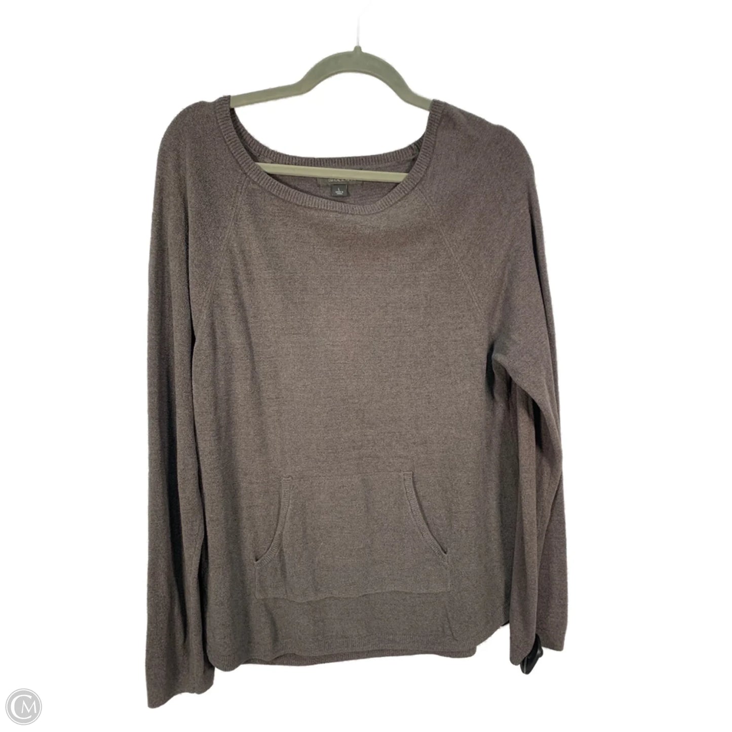 Sweater By Barefoot Dreams In Grey, Size: L