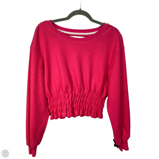 Top Long Sleeve By Maeve In Pink, Size: S
