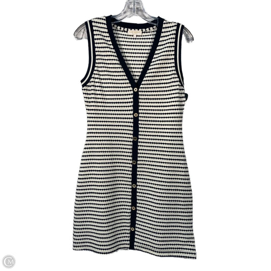 Dress Casual Short By Ramy Brook In Blue & Cream, Size: S