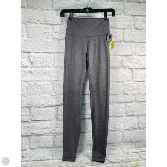 Athletic Leggings By Lululemon In Grey, Size: S