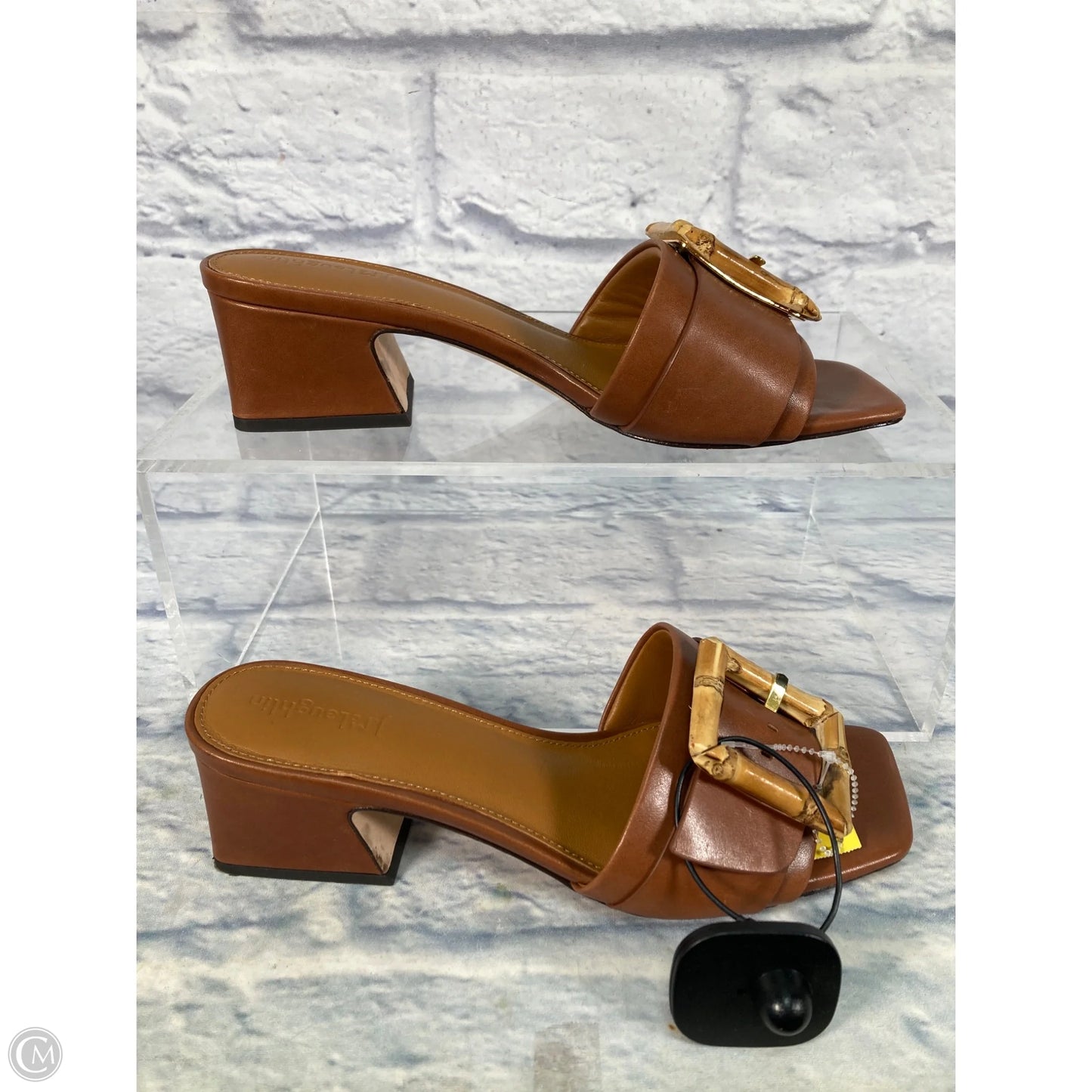 Sandals Heels Block By J Mclaughlin In Brown, Size: 9