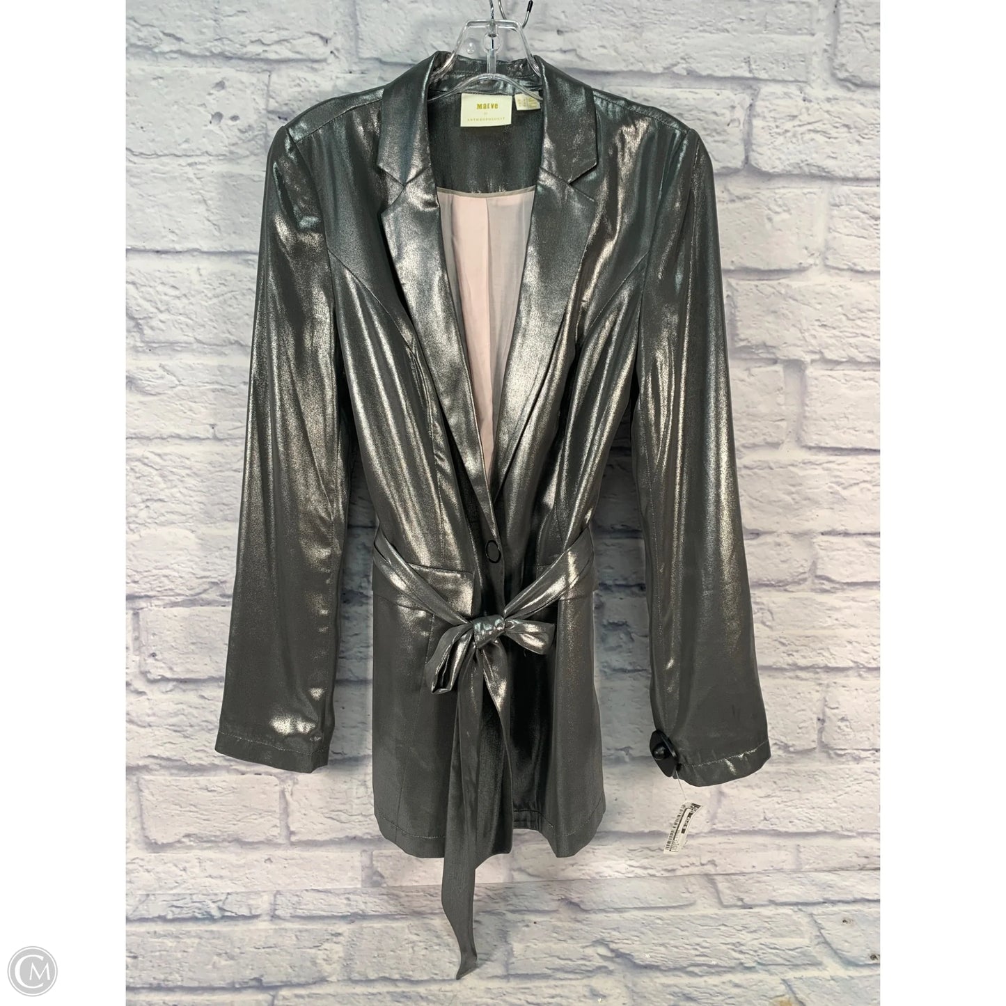 Jacket Other By Maeve In Green & Silver, Size: S