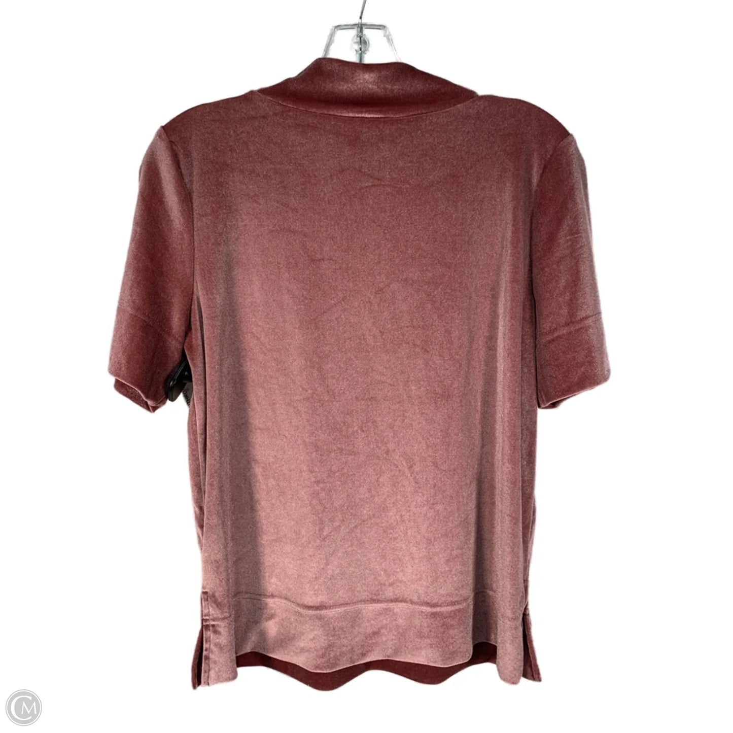 Top Short Sleeve By Anthropologie In Pink, Size: S