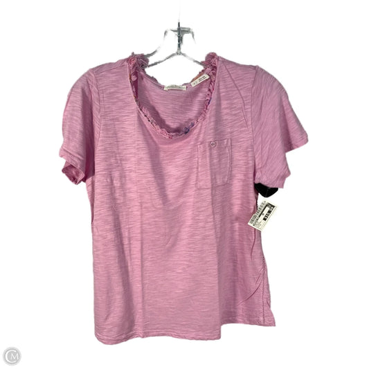Top Short Sleeve By Meadow Rue In Purple, Size: S