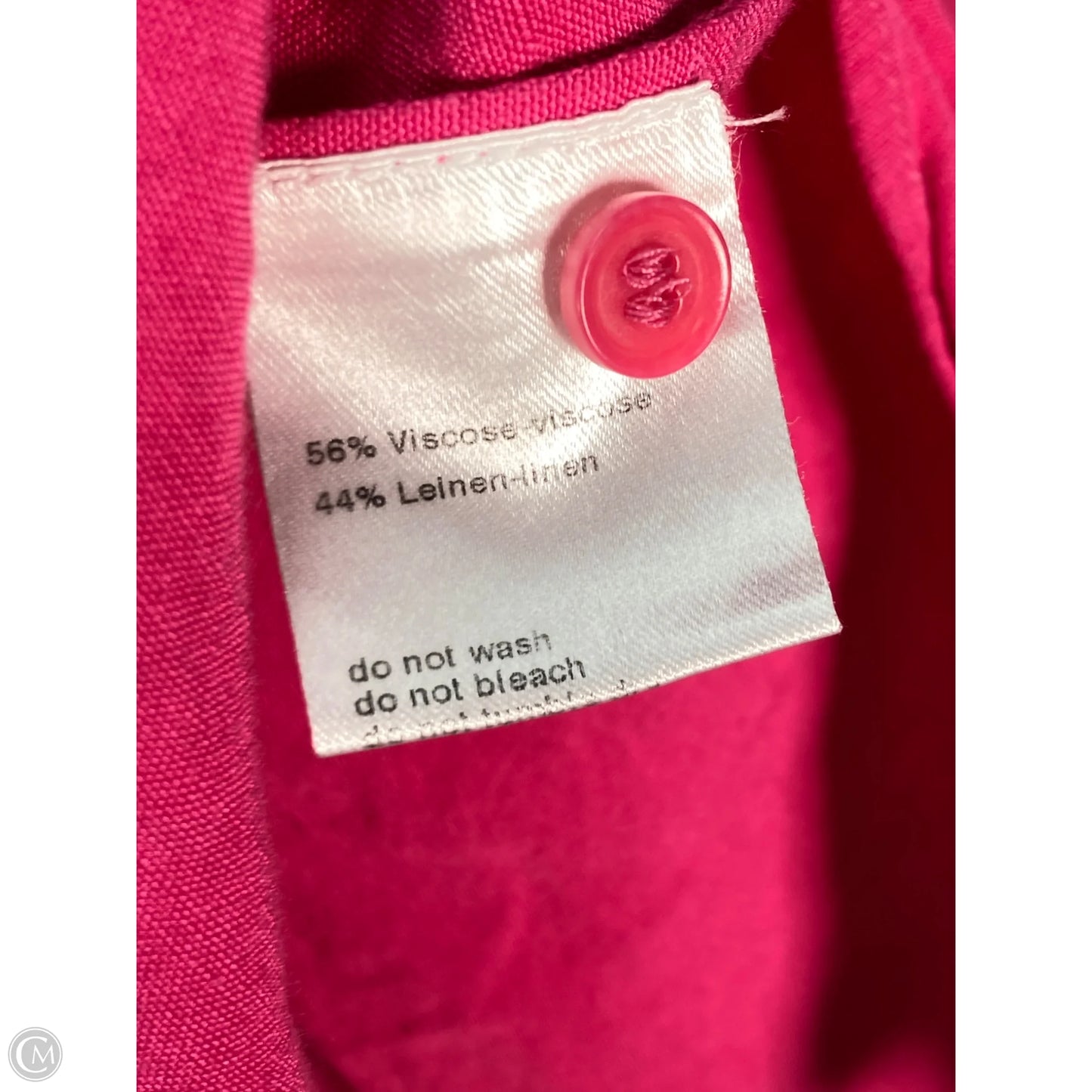 Top Long Sleeve By Akris In Pink, Size: L