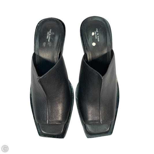Shoes Heels Wedge By Rag And Bone In Black, Size: 9.5