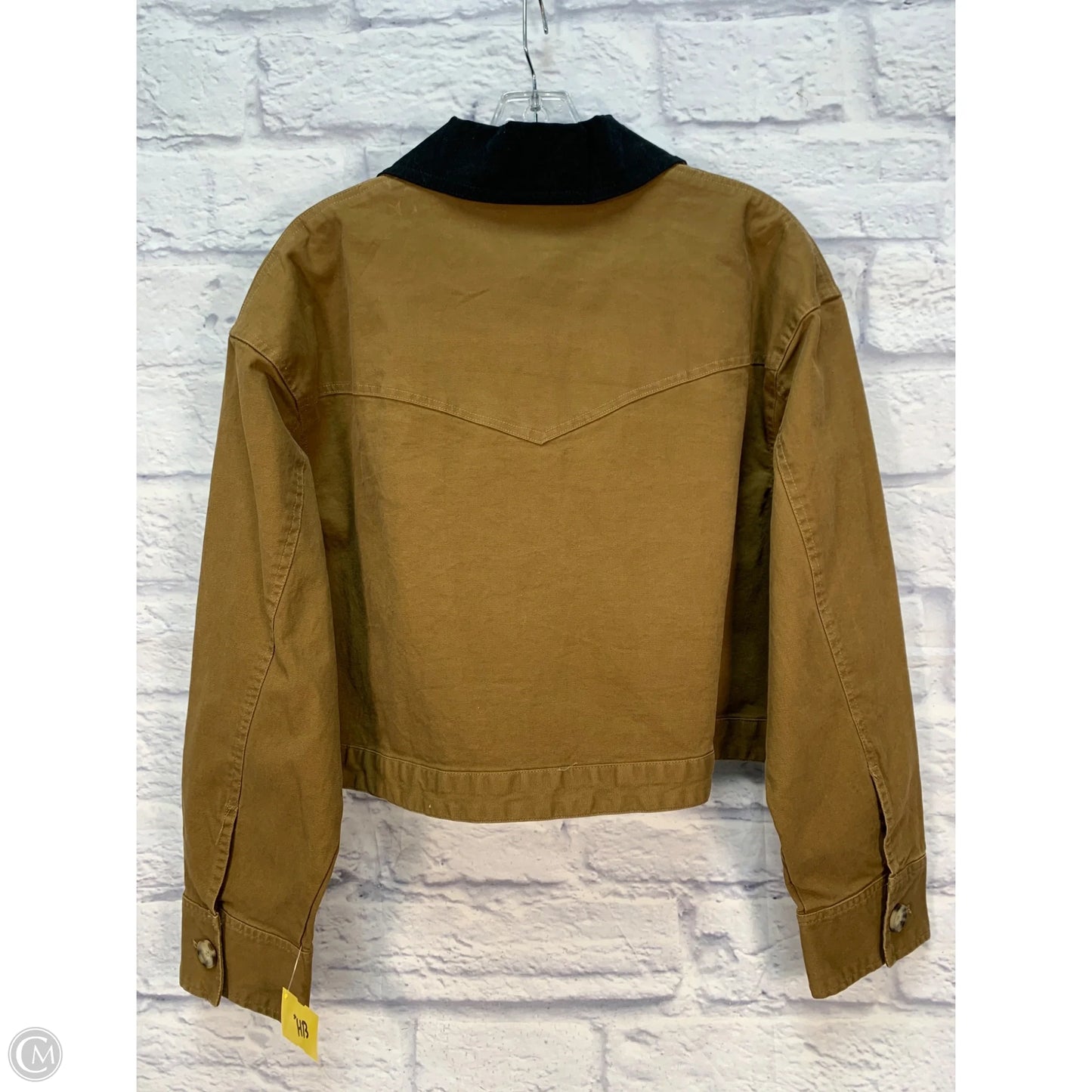 Jacket Denim By Future Collective In Black & Brown, Size: M