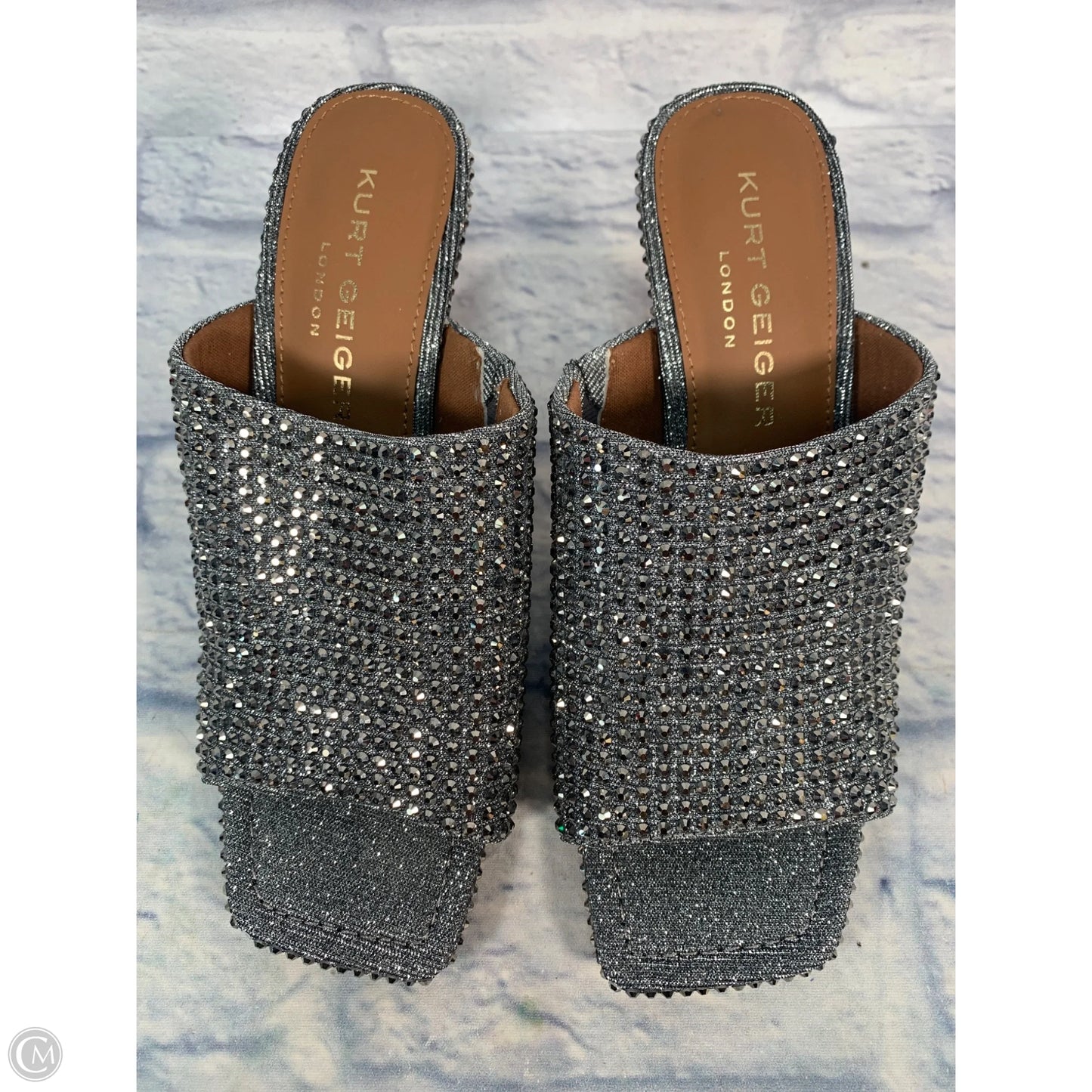 Shoes Designer By Kurt Geiger In Silver, Size: 8.5