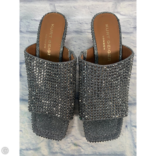 Shoes Designer By Kurt Geiger In Silver, Size: 8.5